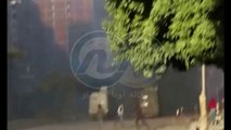شاهد.. قوات الأمن تفرق مظاهرة للإخوان بجسر السويس