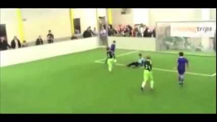 Bergkamp Newcastle Goal Scored By 8-Year-Old! Crazy Coms!