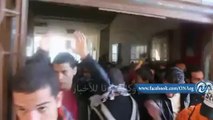 هتافات المتظاهرين داخل مبنى كلية العلوم بجامعة عين شمس
