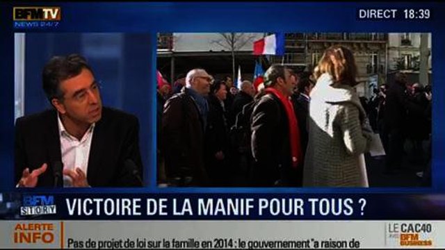 BFM Story: Pas de projet de loi sur la famille en 2014: victoire de la manif pour tous? - 03/02