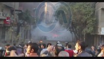 اشتباكات بين الأمن والإخوان وإطلاق الخرطوش بجسر السويس