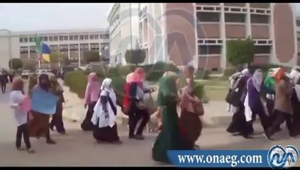 مظاهرة محدودة لطلاب الإخوان بجامعة القناة للإفراج عن المحبوسين