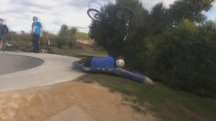 Bmx Backflip FAIL   Win