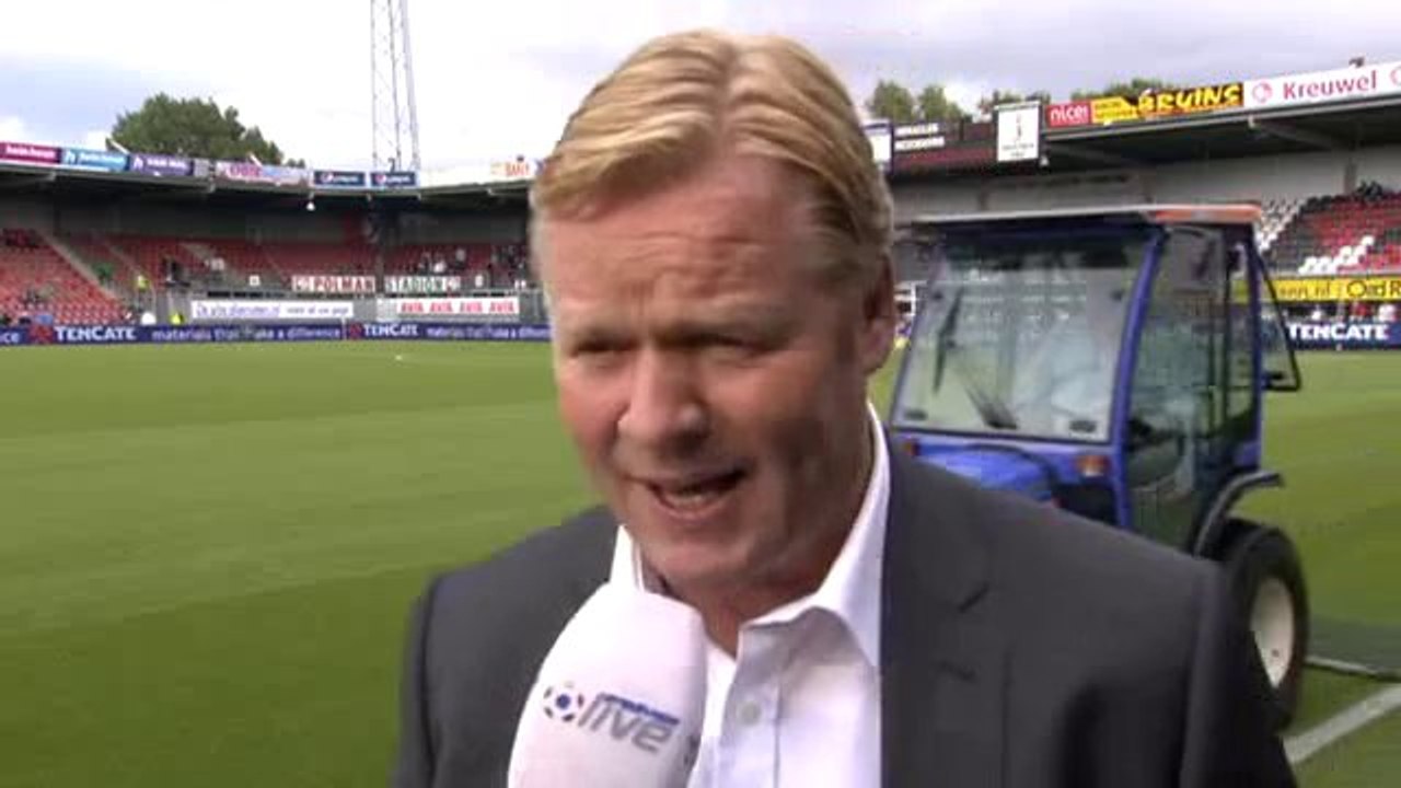 26-08-2012 Koeman vooraf aan Heracles Almelo – Feyenoord