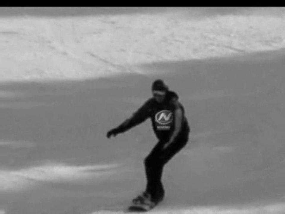 Snowboard ski dans les Alpes