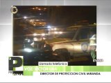 Un lesionado deja gandola volcada en la Panamericana
