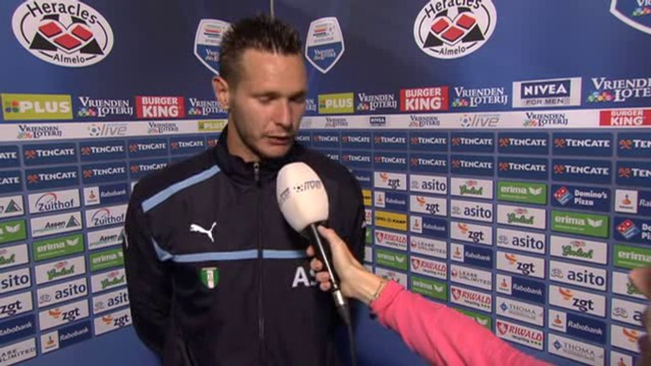 26-08-2012 Erwin Mulder na Heracles Almelo - Feyenoord