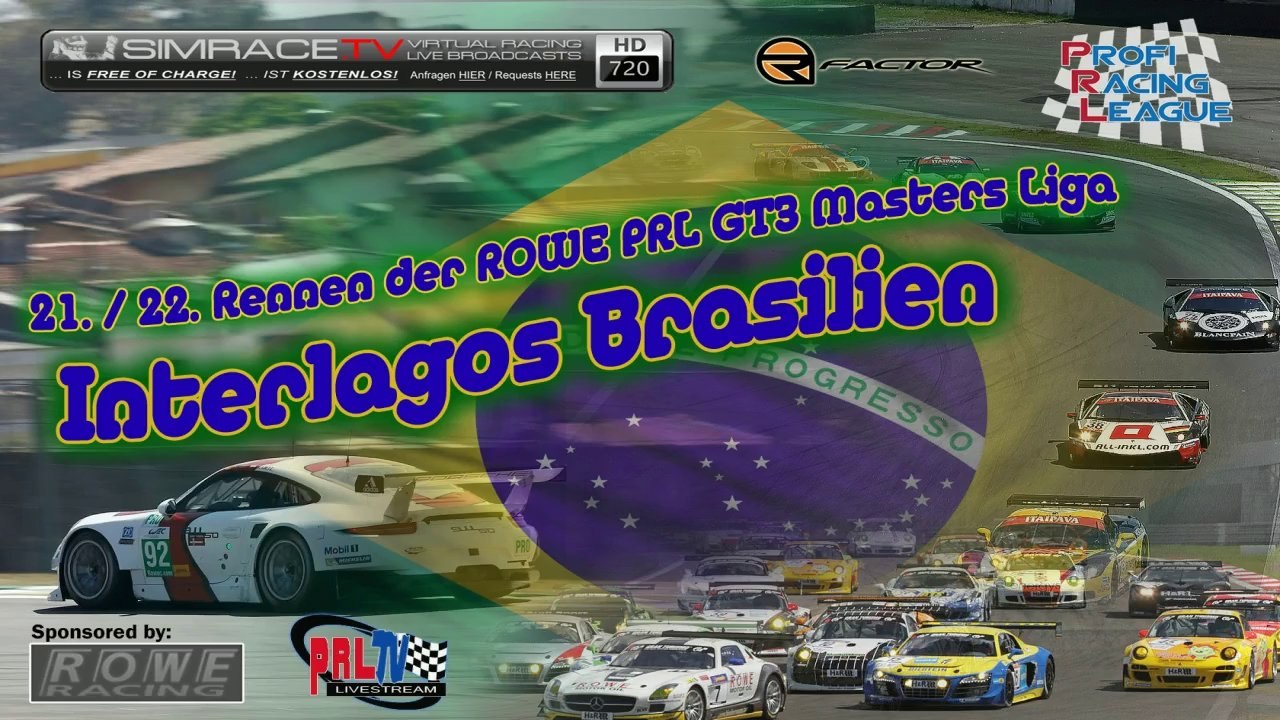 Rowe PRL GT3 Masters - Rennen 21/22 Interlagos