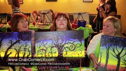 Paint Nite at Crab Corner Southwest | Seafood Restaurants Las Vegas pt. 2