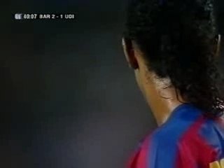 Barcelona Udinese Ronaldinho Deco.