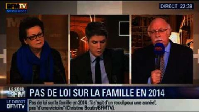 Le Soir BFM: Pourquoi le gouvernement recule-t-il sur le projet de loi famille ? - 03/02 1/5