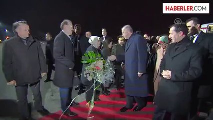 Erdoğan'a Almanya'da coşkulu karşılama (2) -