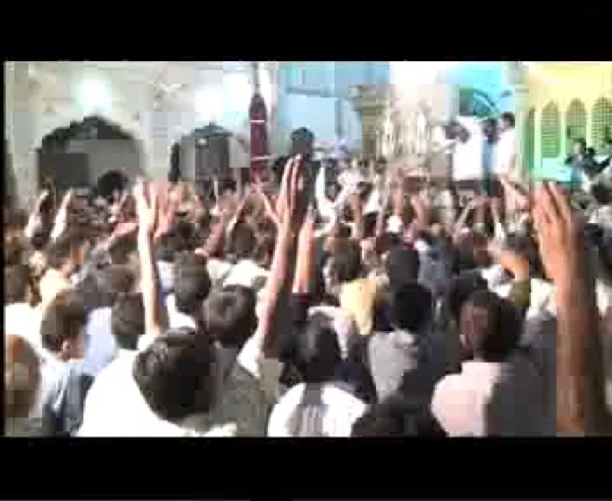 Majlis Zakir Ameer Hussain Jafari  jalsa 10 oct 2013 Mushtaq Shah at Sargodha