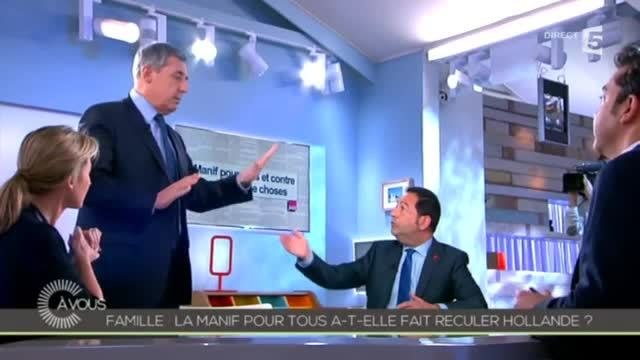Henri Guaino quitte le plateau de C à vous de France 5