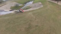 Dude Crashes His Dirt Bike In Shorts!
