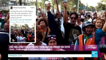 Des millions d'électeurs thaïlandais privés de vote