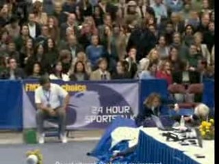 Gymnaste superman accident