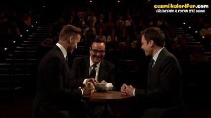 David Beckham ve Jimmy Fallon'un Yumurta Ruleti