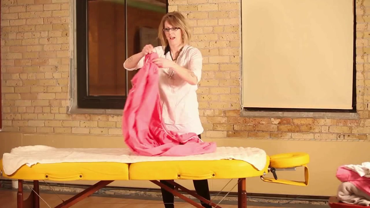 Getting Started with Massage Therapy Part 5 Setting Up Massage Table Sheets