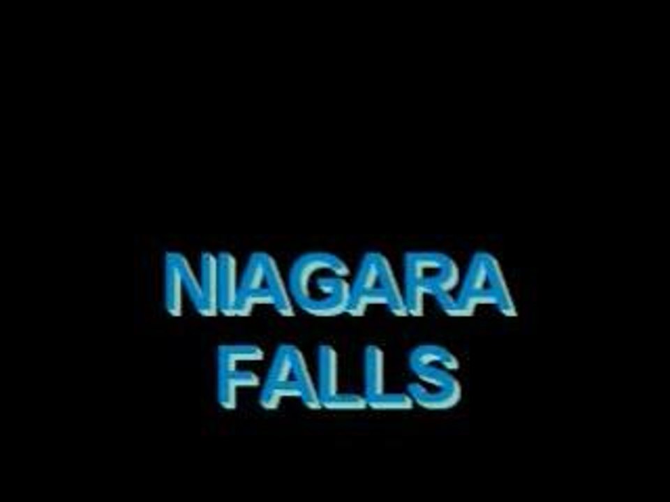 Les chutes du Niagara!