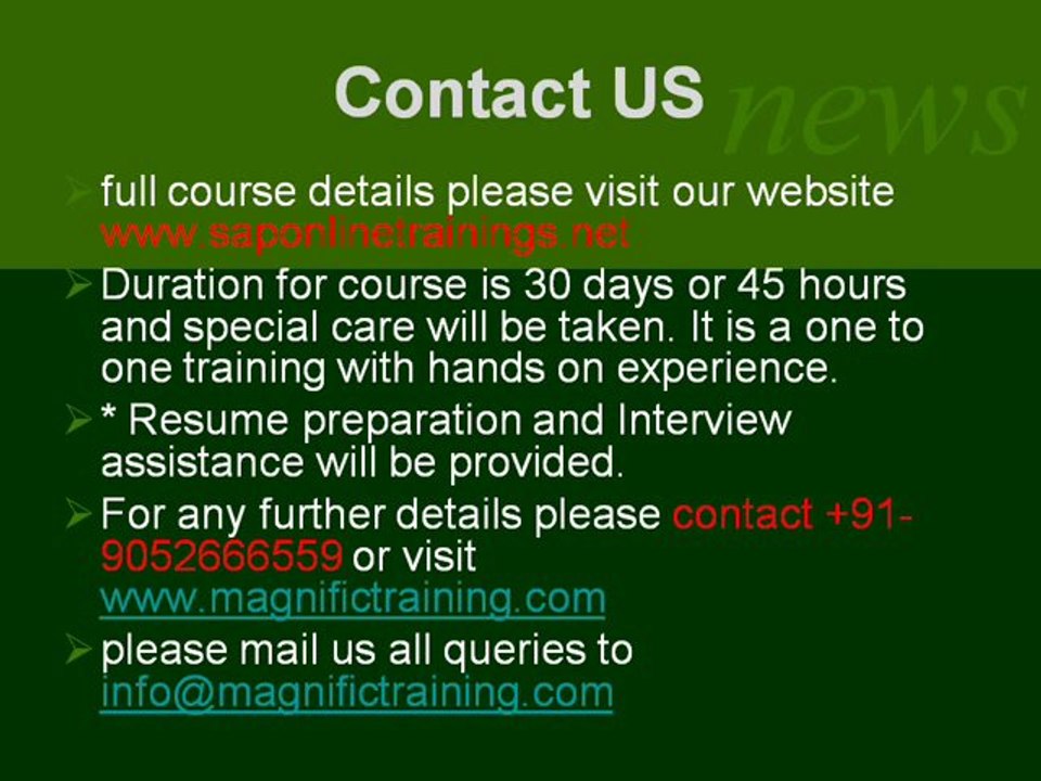 sap business objects & data services(bods) online training-Alaska