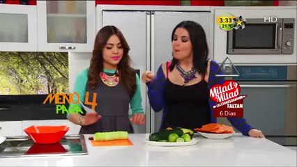 Menú para 4 (Tostadas de Pepino)