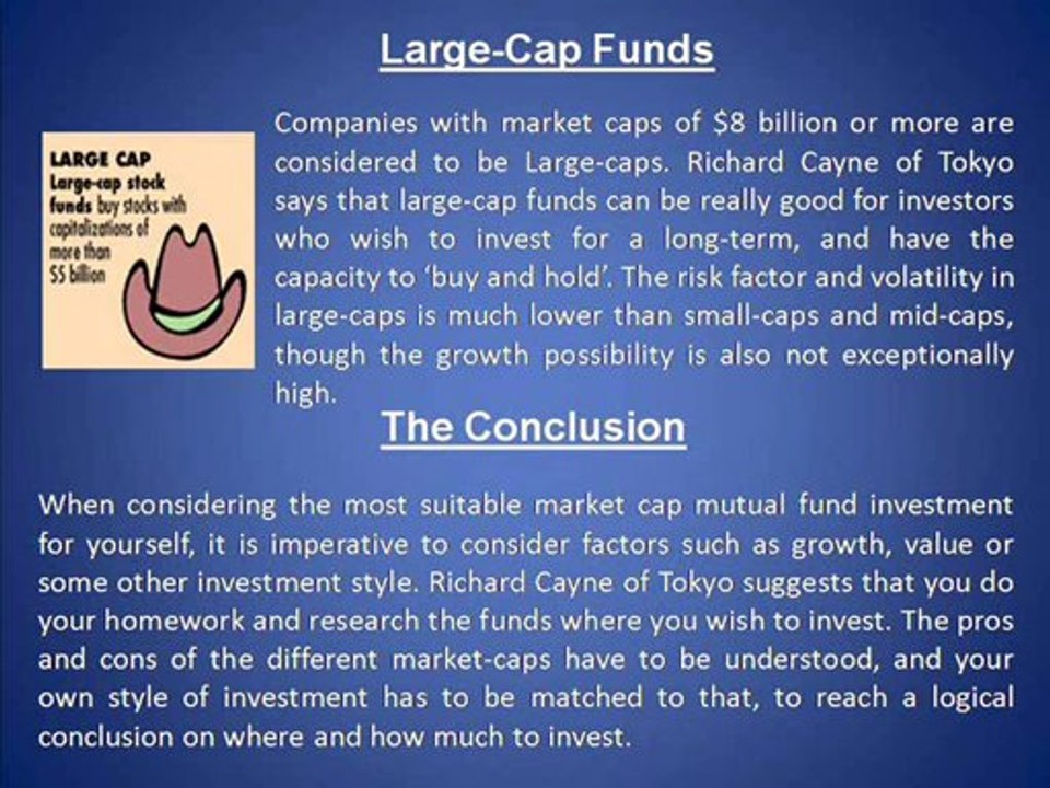 Richard Cayne Japan - How to Select the Most Suitable Mutual Fund Market Cap!