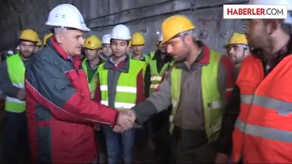 Binali Yıldırım İzmir Şantiyesini İnceledi