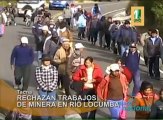 En Tacna, la provincia de Jorge Basadre rechaza el pedido de la empresa minera Total Genius Iron Mining para hacer uso del agua del río Locumba.