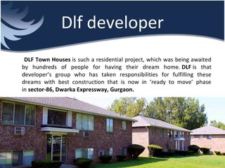 DLF Town Houses@9650268727