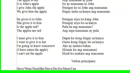 Découvrir et apprendre rapidement n'importe quelle nouvelle langue (le cas du Tagalog)