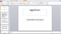 Lesson 01.9 The Mini Toolbar - MS PowerPoint Urdu and Hindi language by Microsoft Office Power Point 2010  free online video Training Tutorials