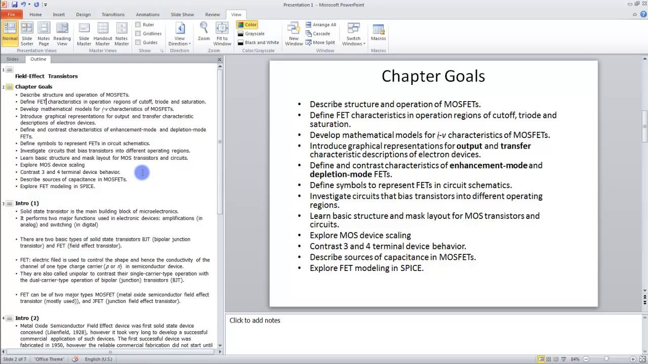Lesson 03.1 Normal View - MS PowerPoint Urdu and Hindi language by Microsoft Office Power Point 2010  free online video Training Tutorials