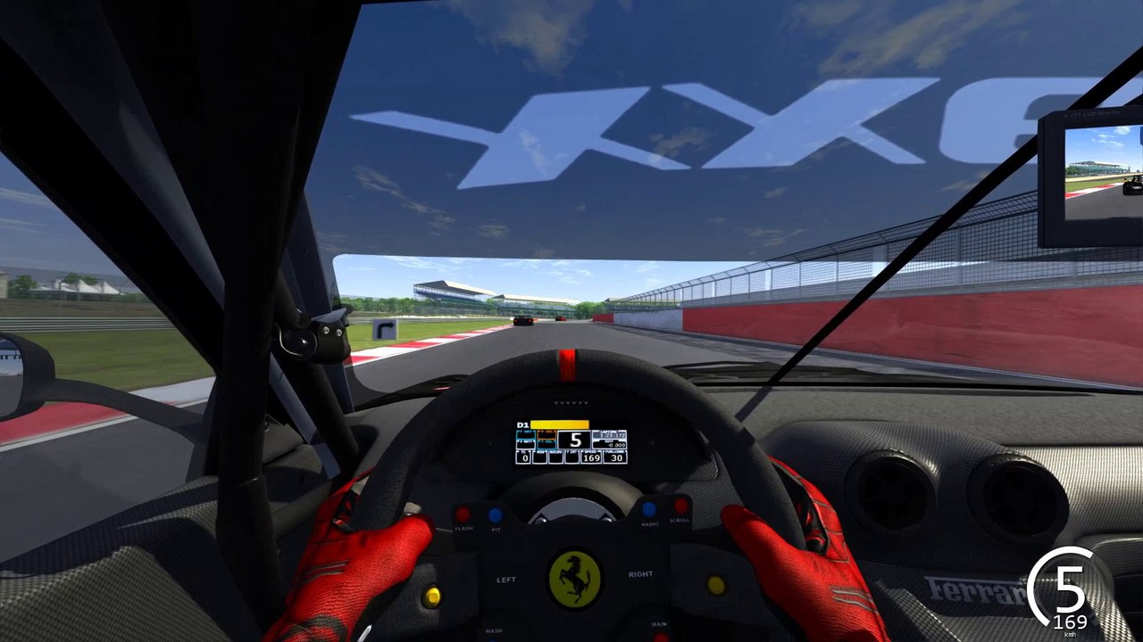 Assetto Corsa Steam Early Access 0.6.2 Ferrari Evo 599xx vs IA at Silverstone