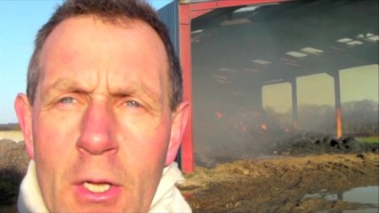 200 tonnes de fourrage en feu