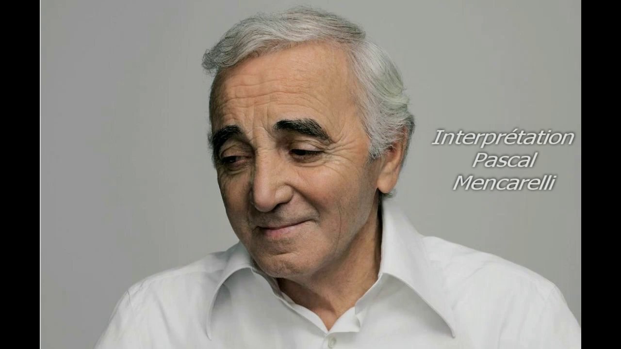 Charles Aznavour - Hier Encore - Piano Solo
