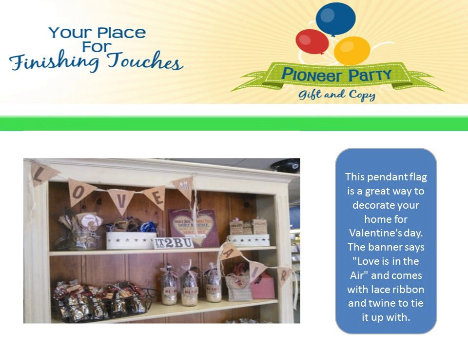 Pioneer Party Gift & Copy : Missionary Gift