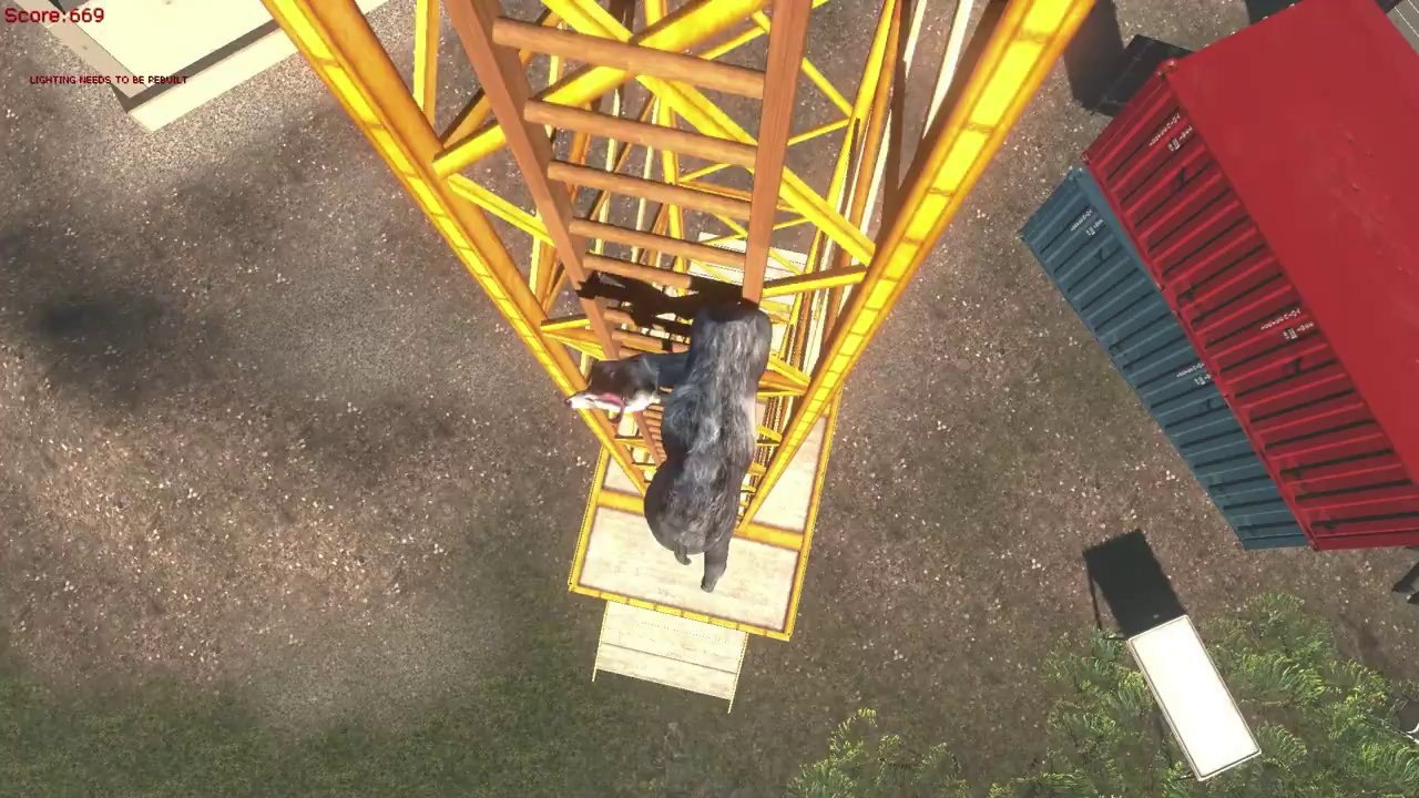 Simulateur de chèvre (Gameplay)