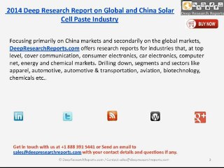 China and Global Solar Cell Paste Market