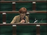 Elżbieta Rafalska - Wystąpienie z dnia 23 stycznia 2014 roku.