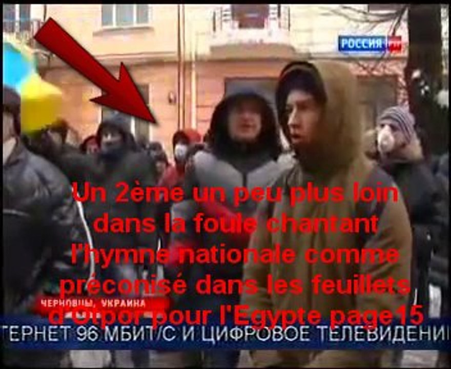 ces hommes en rouge en Ukraine