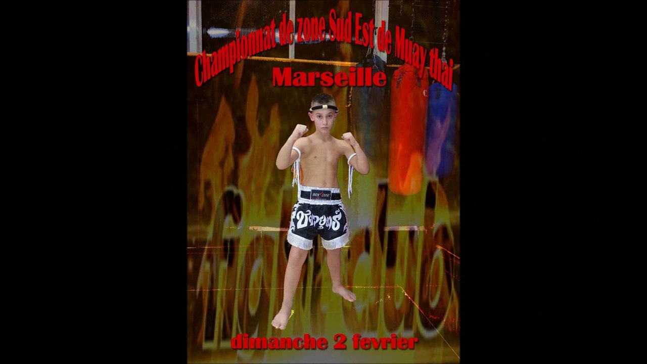 joris Championnat de zone Sud Est de Muay thai a Marseille