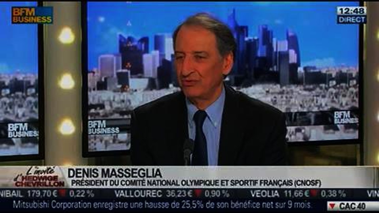 Denis Masseglia, CNOSF, dans L’Invité de BFM Business - 04/02