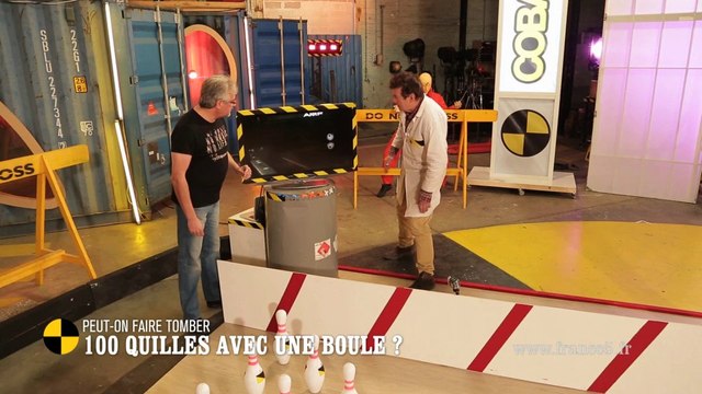 EM89 Peut-on faire tomber 100 quilles avec une boule ?