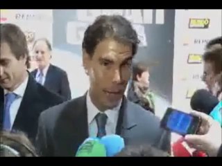 Rafael Nadal said he was recovering from the injury and hoped to be back soon.