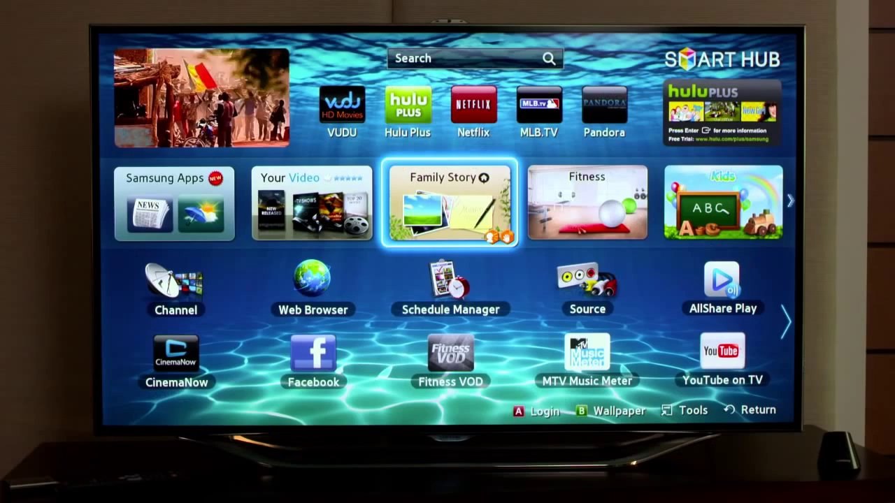 Voice Control on the Samsung Smart TV ES8000