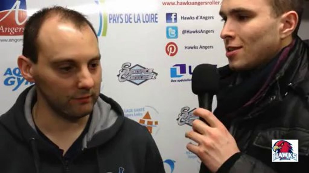 ANGERS 7 - 2 VILLENEUVE (Elite, J.12) : La réaction de l'angevine William Richard