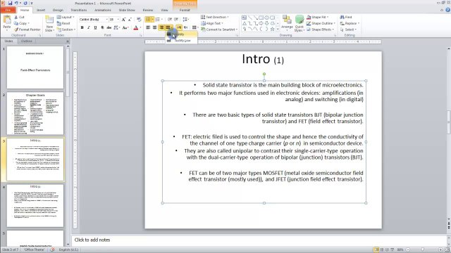 Lesson 05.4 Paragraph Formatting - MS PowerPoint by Microsoft Office Power Point 2010 free online video Training Tutorials Urdu and Hindi language