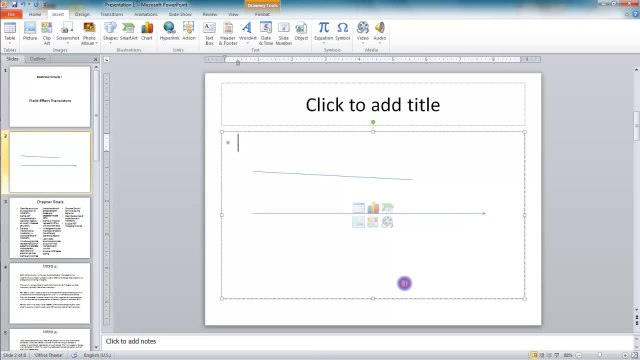 Lesson 10.2 Inserting Lines and Arrows - MS PowerPoint by Microsoft Office Power Point 2010 free online video Training Tutorials Urdu and Hindi language