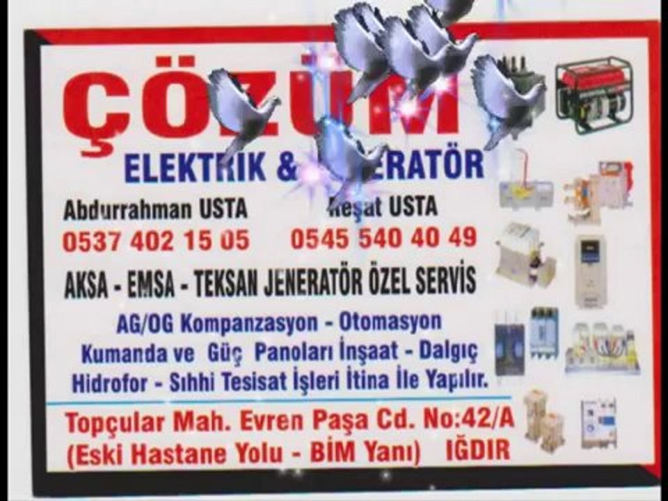 ÇÖZÜM ELEKTRİK VE JENARETÖR ÖZEL SERVİS IĞDIR